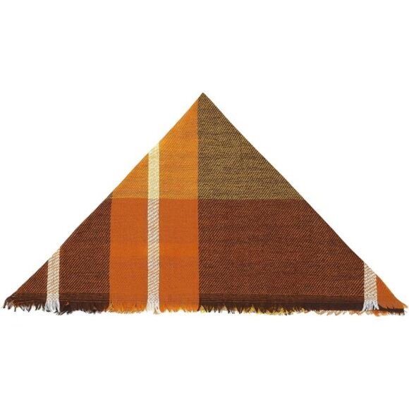 American Trends Scarfs for Women Winter Triangle Scarf Classic Plaid Warm Scarf - Picture 5 of 6